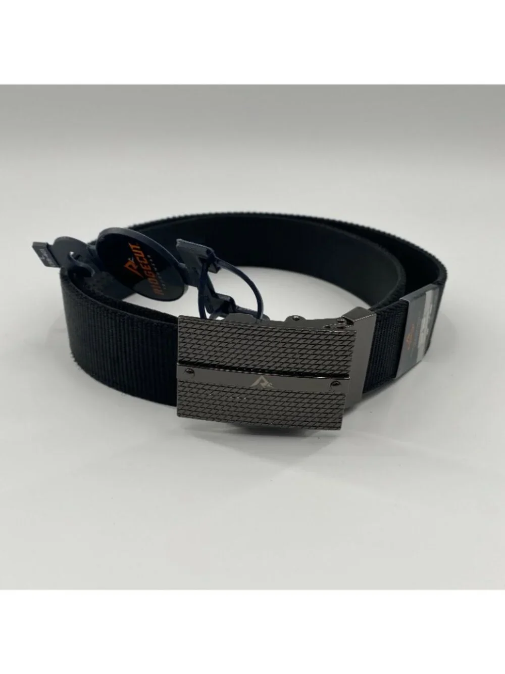 Ridgecut Men's Nylon Web Ratchet Belt Black sz L/38-40 Finish 2776-001